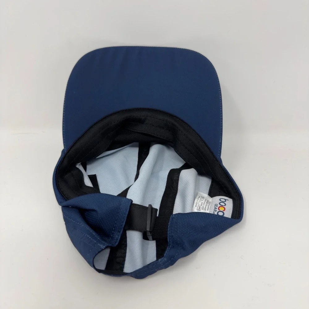 Boco Gear New‎ Balance RUN BOSTON Navy Blue Running Hat Adjustable Performance